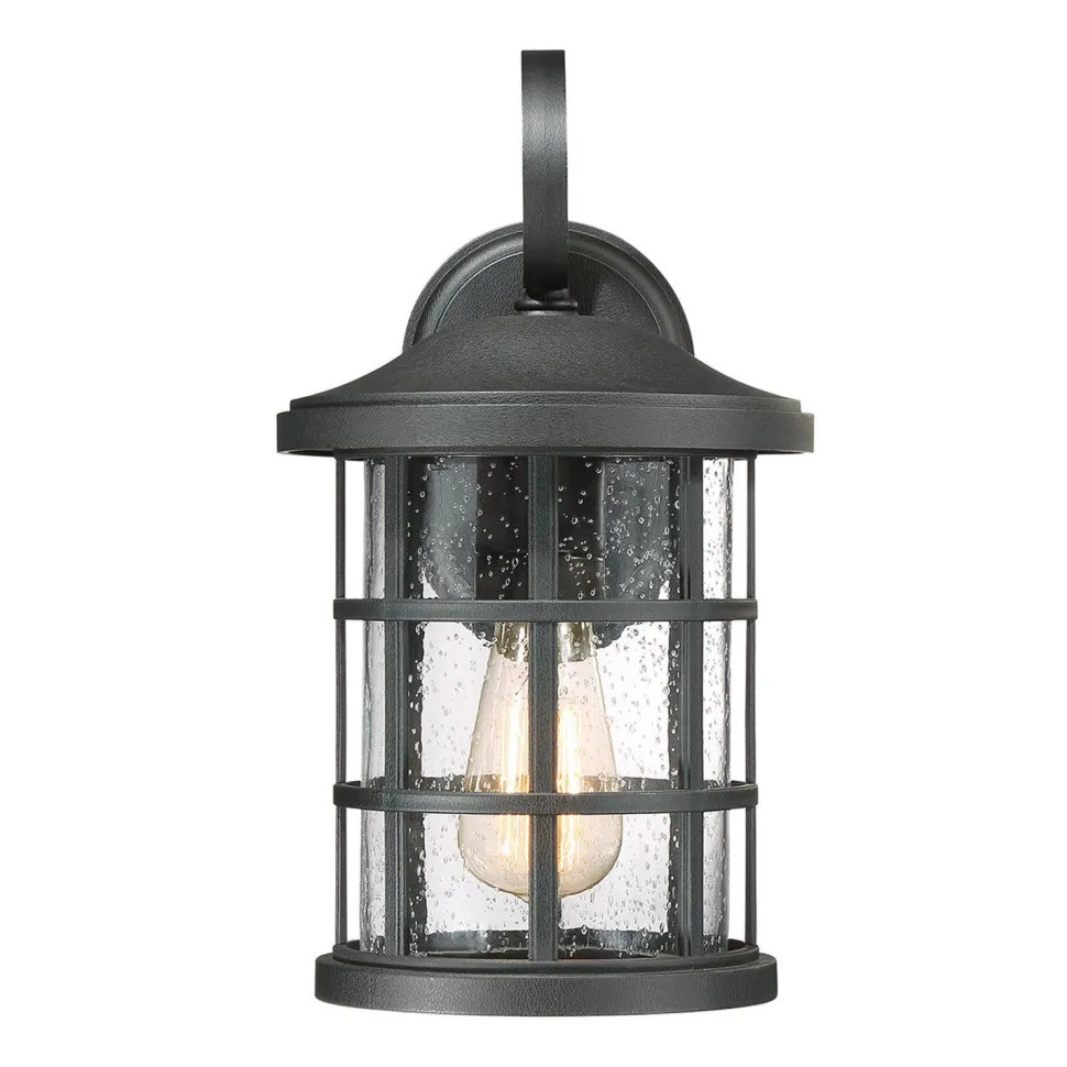 Außenleuchte Wand IP44 E27 Glas Rustikal Hof Haus