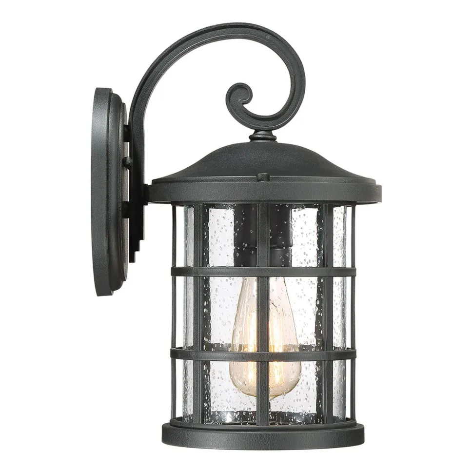 Außenleuchte Wand IP44 E27 Glas Rustikal Hof Haus