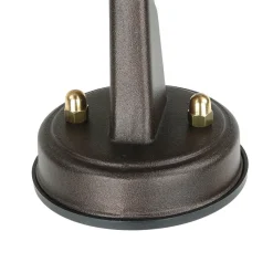 Außenleuchte Wand IP64 E27 Rostbraun antik Echt-Messing Maritim