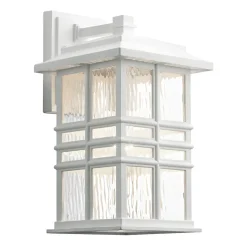 Außenleuchte Wand IP44 E27 Weiß Rustikal Terrasse Haus