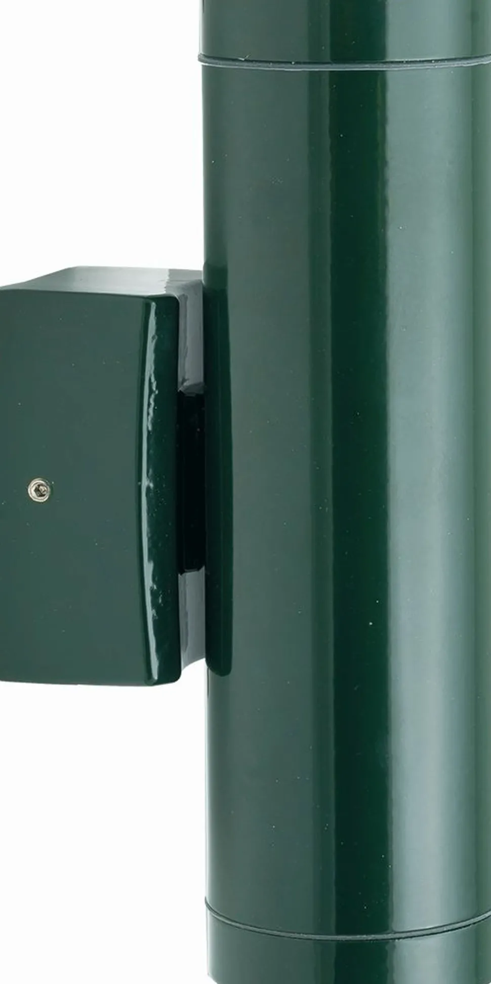 Außenleuchte Wand Messing GU10 IP64 H: 21 cm Grün Up Down