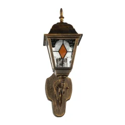 Außenleuchte Wand Rustikal in Kupfer antik IP44 E27