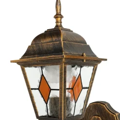 Außenleuchte Wand Rustikal in Kupfer antik IP44 E27