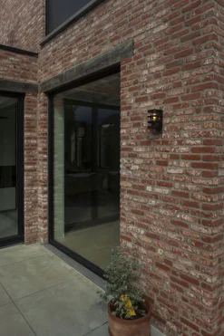 Außenleuchte Wand Schwarz H:16,5 cm IP44 E27 Modern