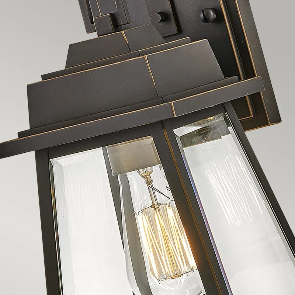 Außenleuchte Wand wetterfest H: 36,2 cm IP44 E27 Vintage