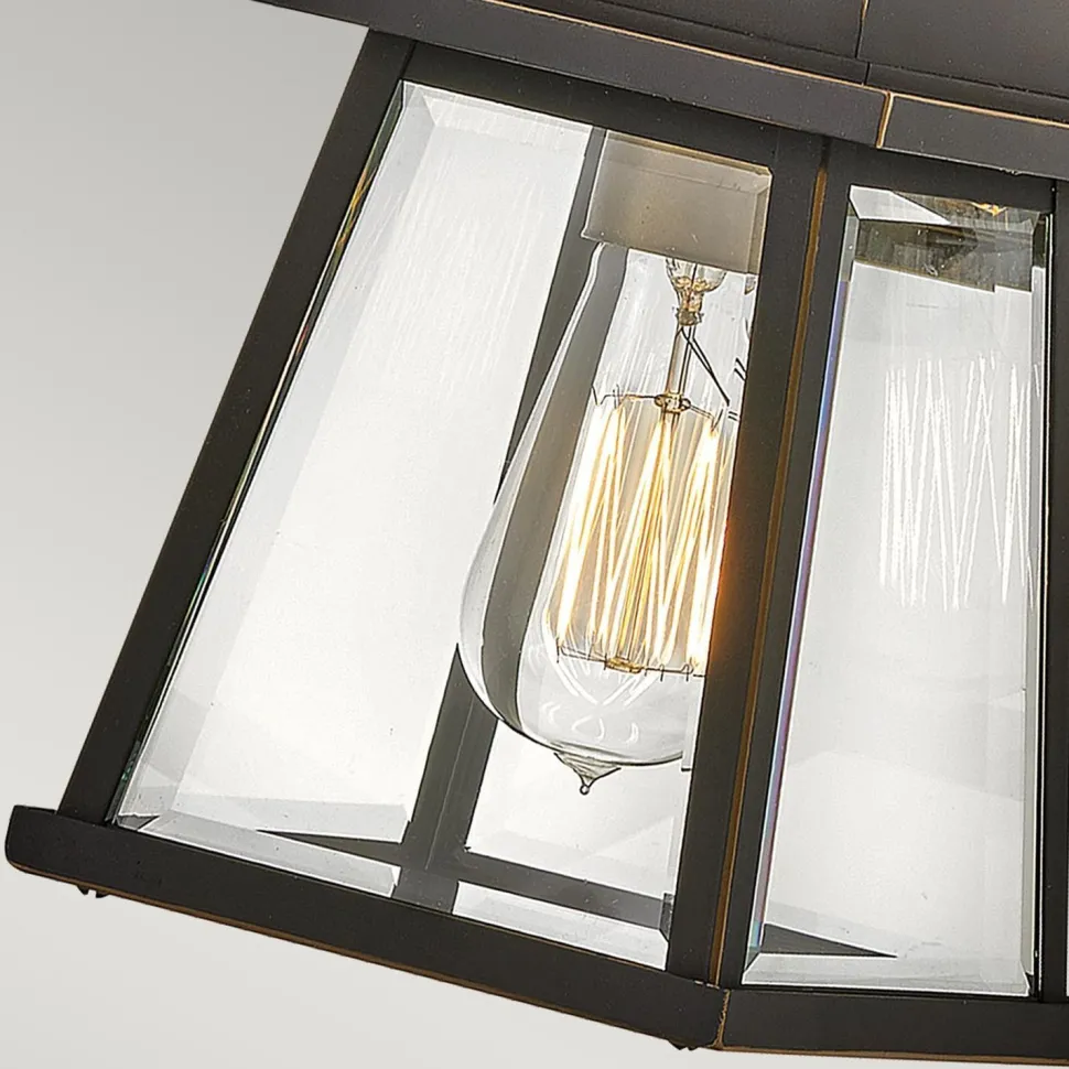 Außenleuchte Wand wetterfest H: 36,2 cm IP44 E27 Vintage