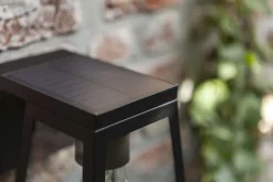 Außenwandlampe Aluminium Glas E27 IP44 H:20,7 cm