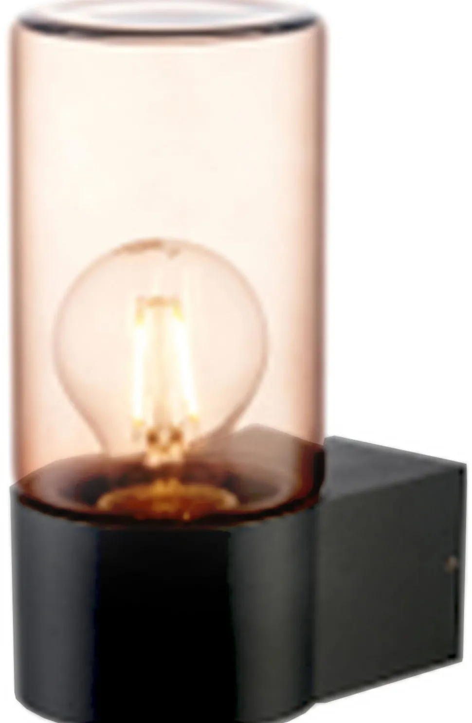 Außenwandlampe Aluminium Rauchglas E27 IP44 Modern