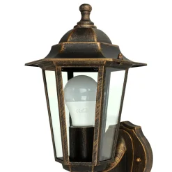 Außenwandlampe Bewegungsmelder Kupfer Antik PARIS