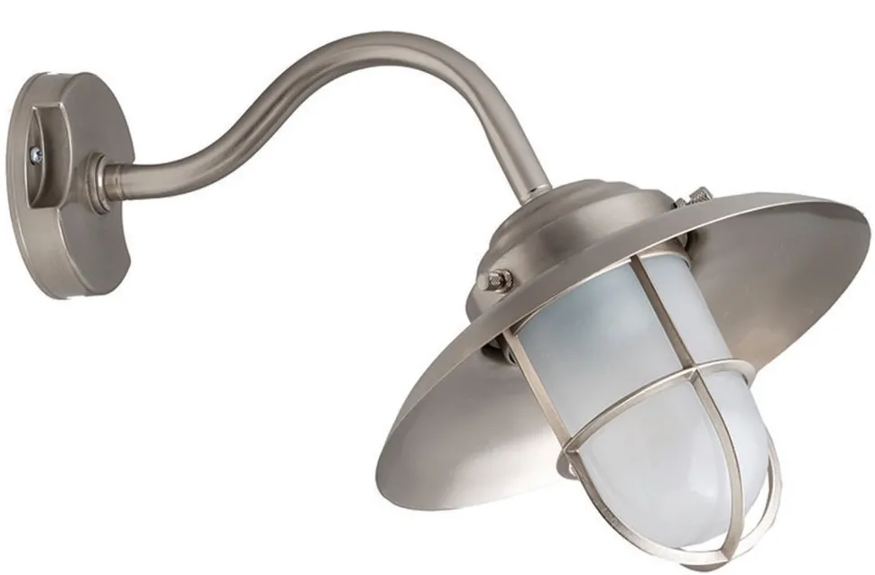 Außenwandlampe Echt-Messing IP43 Maritim wetterfest