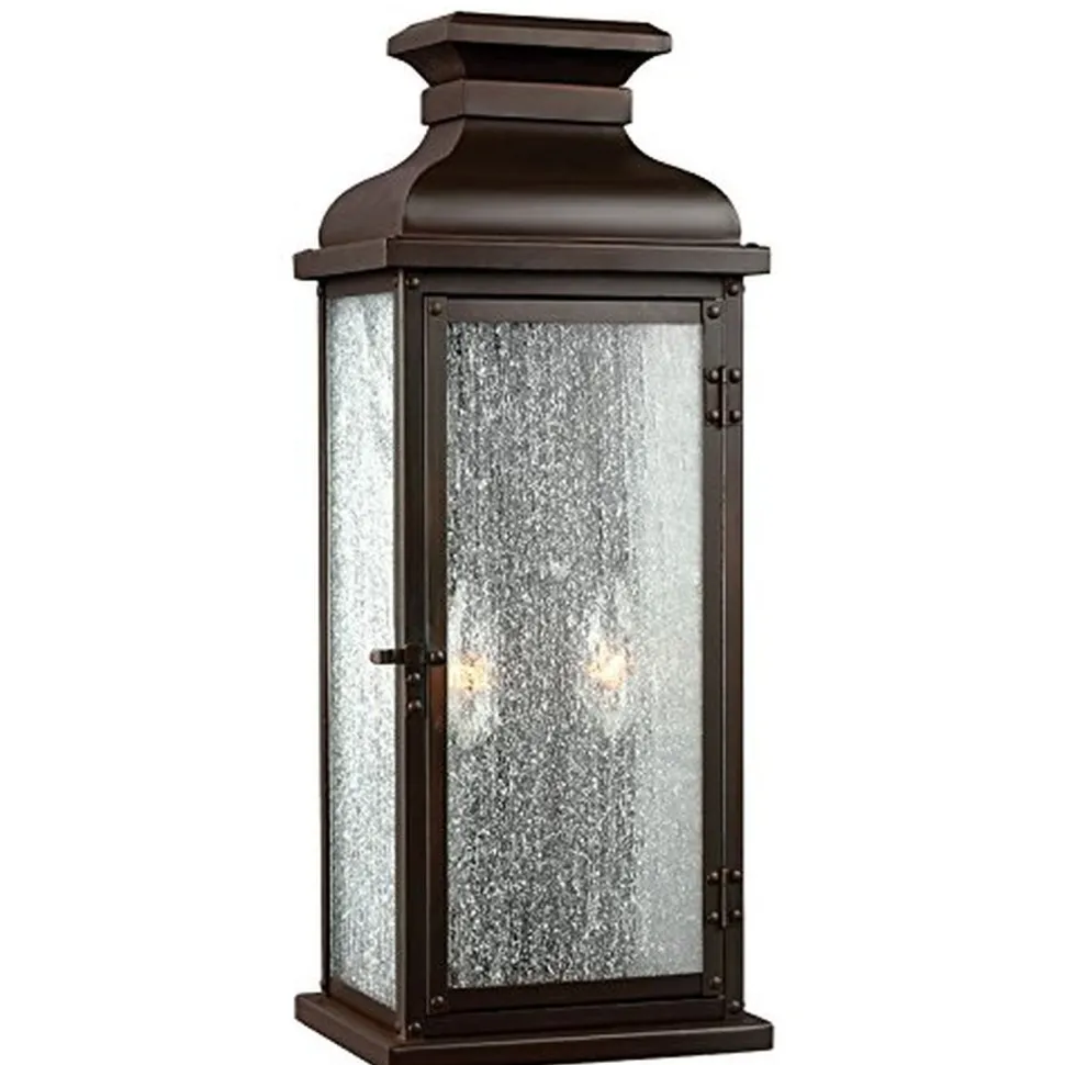 Außenwandlampe Edelstahl Glas Antik Haus Tür IP44