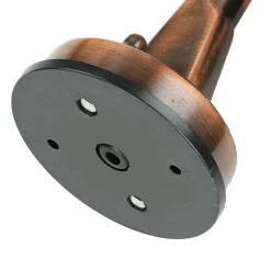 Außenwandlampe IP64 in Kupfer antik Glas Messing E27