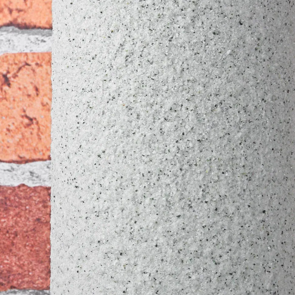 Außenwandlampe IP44 Stein Optik E27 Aluminium BRIGHTON