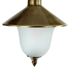 Außenwandlampe Messing Glas Haus Hof Rustikal