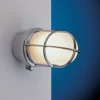 Außenwandlampe Messing in Chrom Maritim IP44
