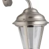 Außenwandlampe Messing in Nickel Rustikal Haus Hof