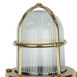 Außenwandlampe Messing Maritim IP64 Hof Terrasse