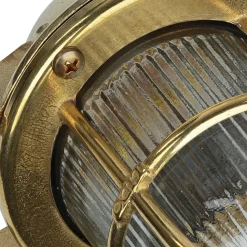 Außenwandlampe Messing Maritim IP64 Hof Terrasse