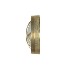 Außenwandlampe Messing Maritim rund Terrasse Haus