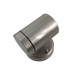 Außenwandlampe Messing massiv Glas H: 10 cm IP64 GU10