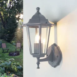 Außenwandleuchte Anthrazit Rustikal PARIS