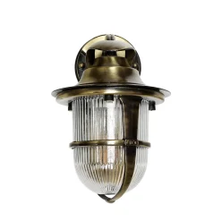 Außenwandleuchte Antik aus Echt-Messing KORFU