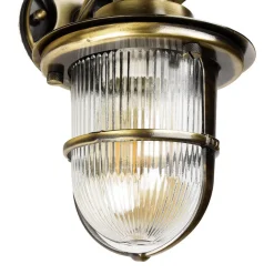 Außenwandleuchte Antik aus Echt-Messing KORFU