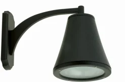 Außenwandleuchte IP44 Modern Aluminium Schwarz E27