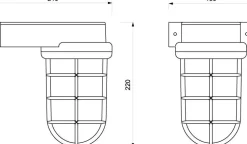 Außenwandleuchte Laterne Messing Haus Hof Maritim