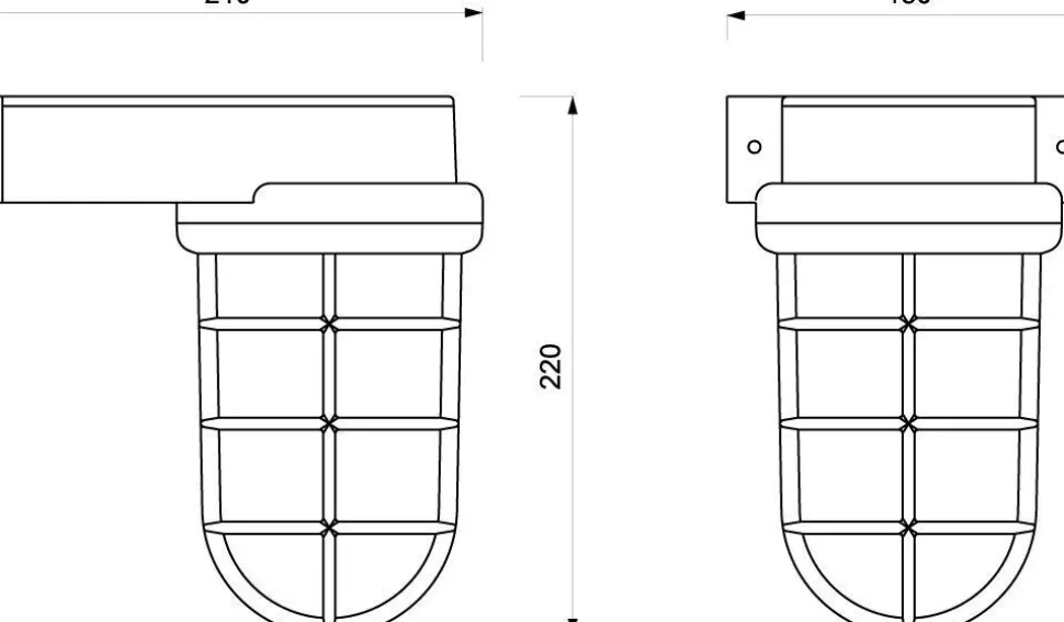 Außenwandleuchte Laterne Messing Haus Hof Maritim