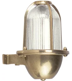 Außenwandleuchte Messing IP64 Haus Balkon Maritim