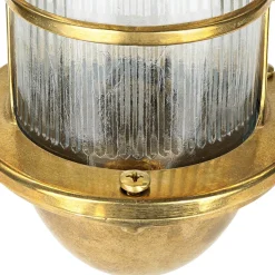 Außenwandleuchte Messing IP64 Maritim Haus SANTORIN