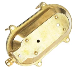 Außenwandleuchte Messing oval IP64 Maritim Haustür