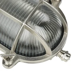 Außenwandleuchte Nickel Echt-Messing IP64 Maritim