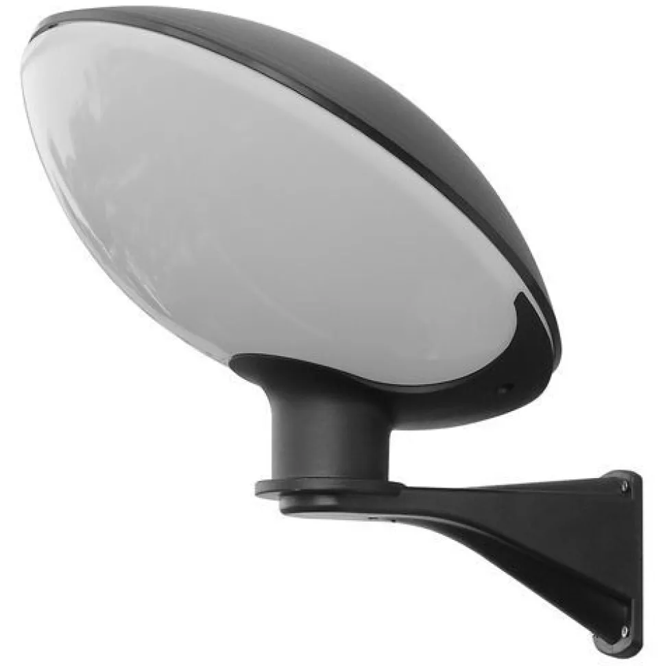 Außenwandleuchte Schwarz Weiß blendarm IP55