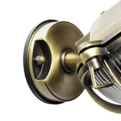 Außenwandleuchte Verstellbar aus Messing Antik