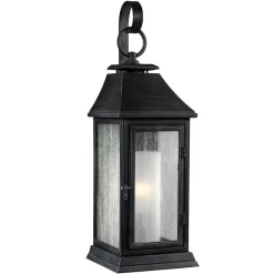 Außenwandleuchte Vintage IP44 in Zink 42 cm hoch E27