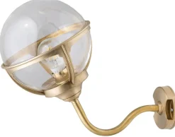 Außenwandleuchte Vintage Messing IP43 Haus Terrasse