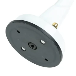 Außenwandleuchte Weiß IP64 Glas Echt-Messing E27