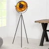 Außergewöhnlich Stehleuchte Retro 140cm Dreibein