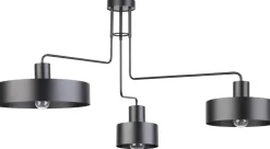 Außergewöhnliche Deckenlampe 3-flammig Metall E27 Retro