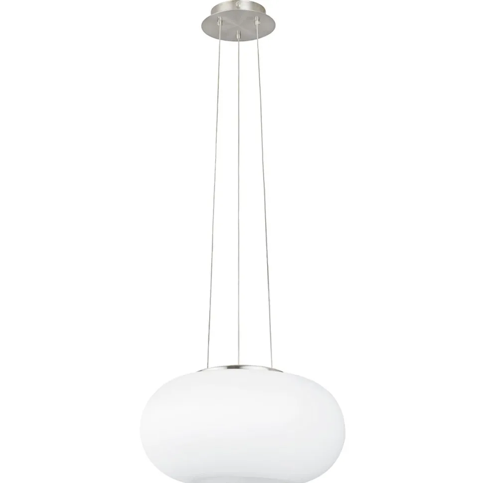 Außergewöhnliche Hängeleuchte Optica Weiß Ø35cm 2-Flmg