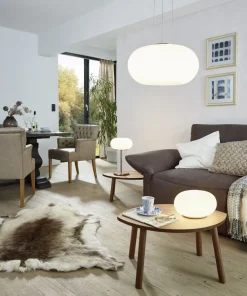 Außergewöhnliche Hängeleuchte Optica Weiß Ø35cm 2-Flmg