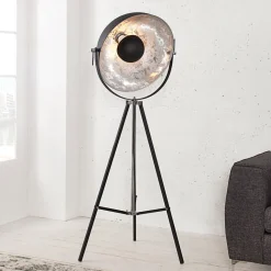 Außergewöhnliche Standleuchte Schwarz beweglich