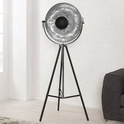 Außergewöhnliche Standleuchte Schwarz beweglich