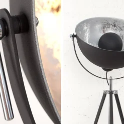 Außergewöhnliche Standleuchte Schwarz beweglich