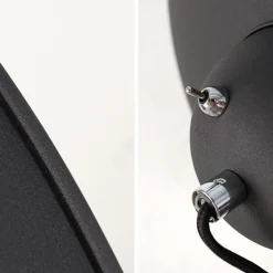 Außergewöhnliche Standleuchte Schwarz beweglich