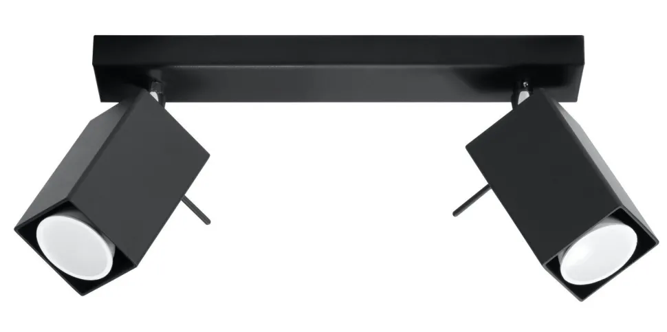 Aufbau Spotstrahler FALERIA in Schwarz 2-flmg