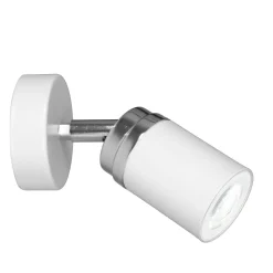 Aufbaustrahler Schwenkbar Modern Weiß Chrom Wand