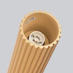 Aufputz Deckenspot GU10 H: 40 cm Ø 6,5 cm in Gold Modern